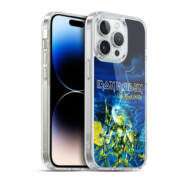 Iron Maiden Tours Live After Death Soft Gel Case for Apple iPhone 14 Pro & MagSafe