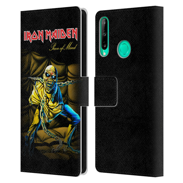 Iron Maiden Album Covers Piece Of Mind Leather Book Wallet Case Cover For Huawei P40 lite E