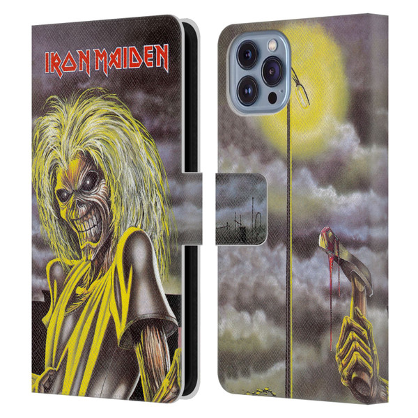 Iron Maiden Album Covers Killers Leather Book Wallet Case Cover For Apple iPhone 14
