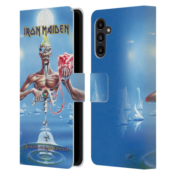 Iron Maiden Album Covers SSOSS Leather Book Wallet Case Cover For Samsung Galaxy A13 5G (2021)