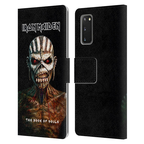 Iron Maiden Album Covers The Book Of Souls Leather Book Wallet Case Cover For Samsung Galaxy S20 / S20 5G