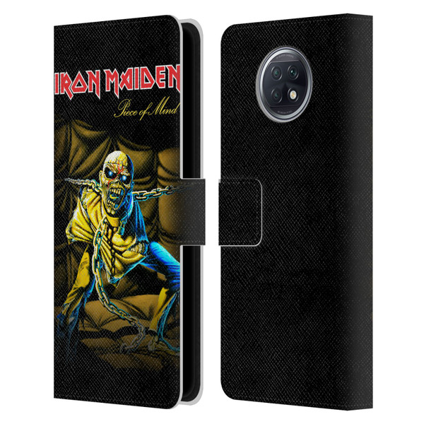 Iron Maiden Album Covers Piece Of Mind Leather Book Wallet Case Cover For Xiaomi Redmi Note 9T 5G