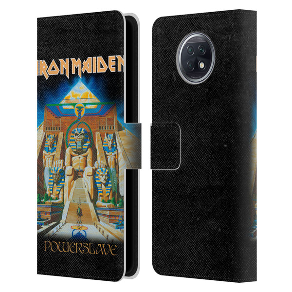 Iron Maiden Album Covers Powerslave Leather Book Wallet Case Cover For Xiaomi Redmi Note 9T 5G