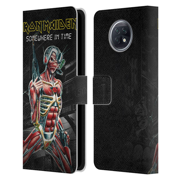 Iron Maiden Album Covers Somewhere Leather Book Wallet Case Cover For Xiaomi Redmi Note 9T 5G