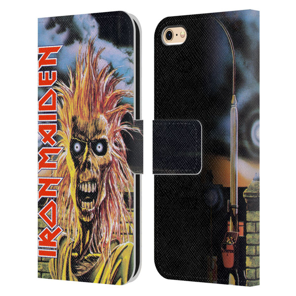 Iron Maiden Art First Leather Book Wallet Case Cover For Apple iPhone 6 / iPhone 6s