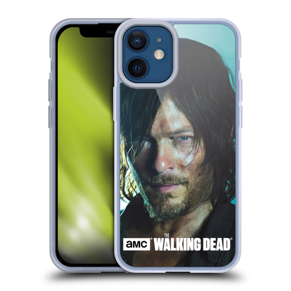 AMC The Walking Dead Characters Daryl Soft Gel Case for Apple iPhone 12 Mini