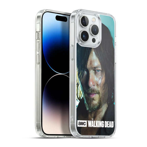 AMC The Walking Dead Characters Daryl Soft Gel Case for Apple iPhone 13 Pro Max & MagSafe