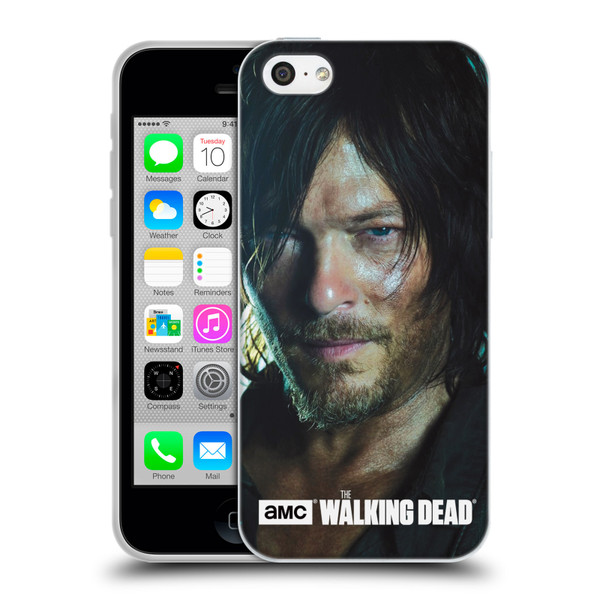 AMC The Walking Dead Characters Daryl Soft Gel Case for Apple iPhone 5c