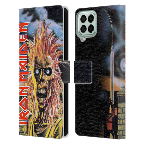 Iron Maiden Art First Leather Book Wallet Case Cover For Samsung Galaxy M33 (2022)