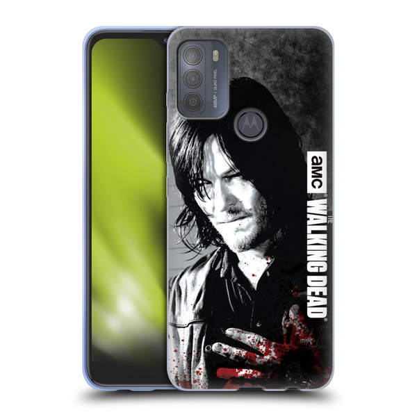 AMC The Walking Dead Gore Wounded Hand Soft Gel Case for Motorola Moto G50