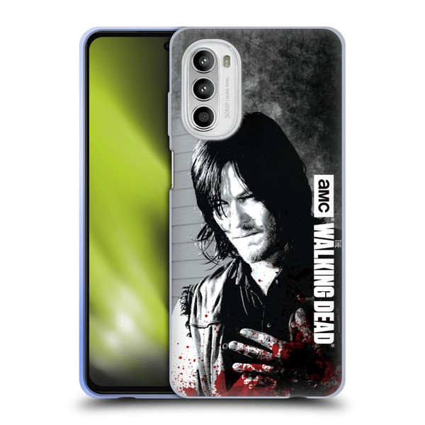 AMC The Walking Dead Gore Wounded Hand Soft Gel Case for Motorola Moto G52