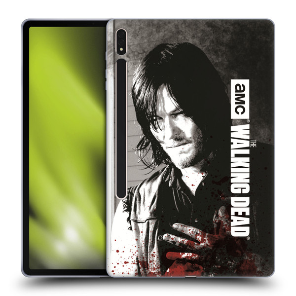 AMC The Walking Dead Gore Wounded Hand Soft Gel Case for Samsung Galaxy Tab S8 Plus