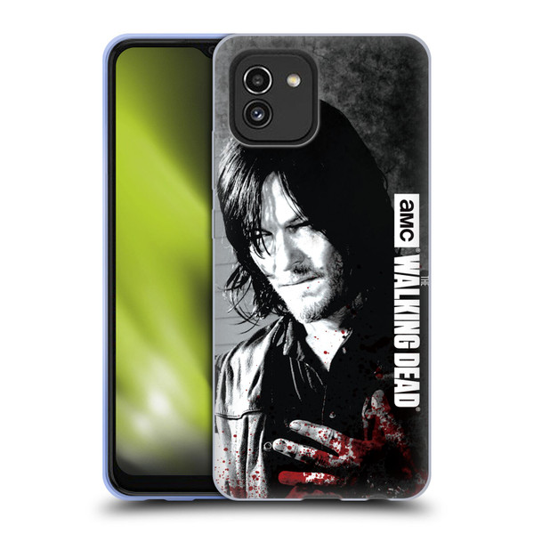 AMC The Walking Dead Gore Wounded Hand Soft Gel Case for Samsung Galaxy A03 (2021)