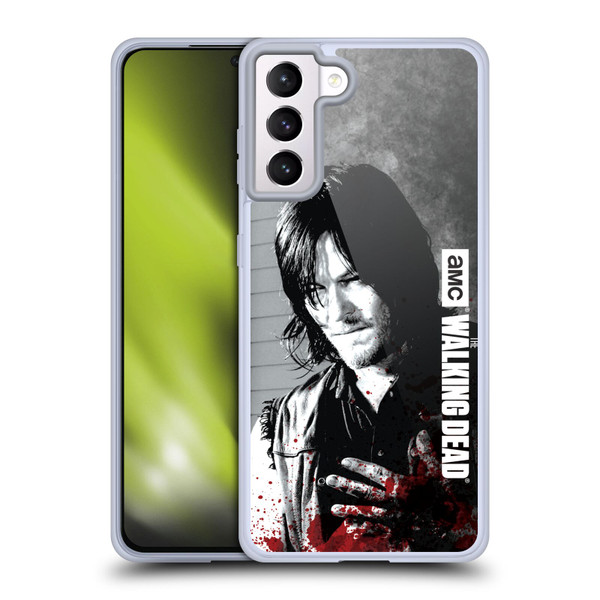 AMC The Walking Dead Gore Wounded Hand Soft Gel Case for Samsung Galaxy S21+ 5G