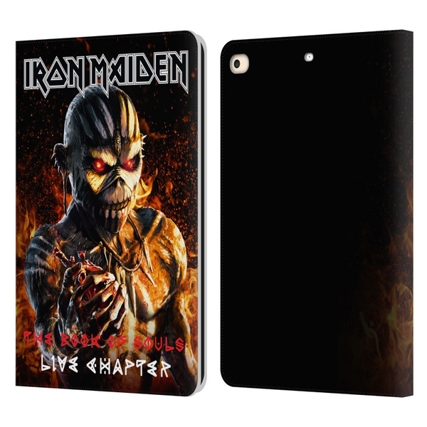 Iron Maiden Tours TBOS Live Chapter Leather Book Wallet Case Cover For Apple iPad 9.7 2017 / iPad 9.7 2018