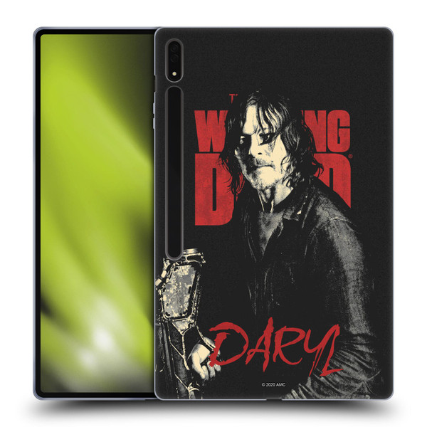 AMC The Walking Dead Season 10 Character Portraits Daryl Soft Gel Case for Samsung Galaxy Tab S8 Ultra