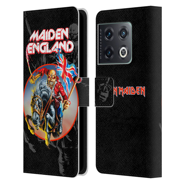 Iron Maiden Tours England Leather Book Wallet Case Cover For OnePlus 10 Pro