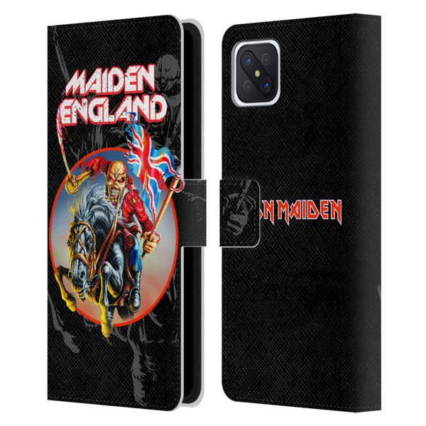 Iron Maiden Tours England Leather Book Wallet Case Cover For OPPO Reno4 Z 5G