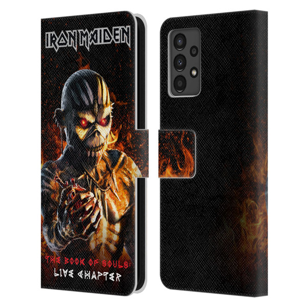 Iron Maiden Tours TBOS Live Chapter Leather Book Wallet Case Cover For Samsung Galaxy A13 (2022)