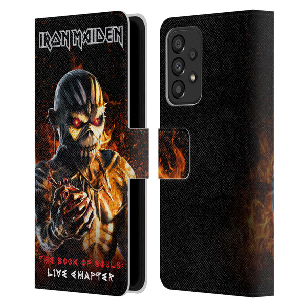 Iron Maiden Tours TBOS Live Chapter Leather Book Wallet Case Cover For Samsung Galaxy A33 5G (2022)