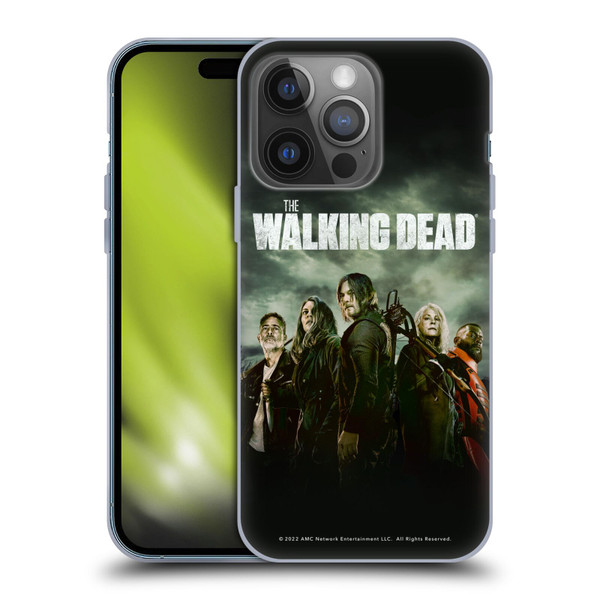 AMC The Walking Dead Season 11 Key Art Poster Soft Gel Case for Apple iPhone 14 Pro