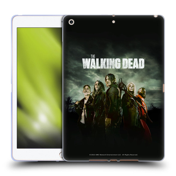 AMC The Walking Dead Season 11 Key Art Poster Soft Gel Case for Apple iPad 10.2 2019/2020/2021