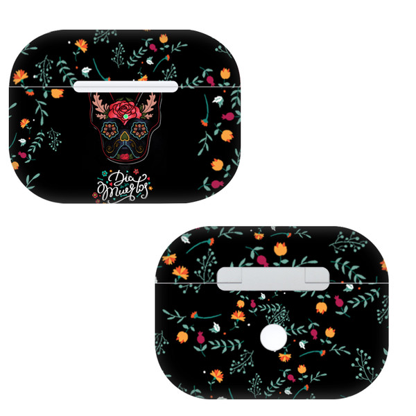 Klaudia Senator French Bulldog Day Of The Dead Vinyl Sticker Skin Decal Cover for Apple AirPods Pro Charging Case