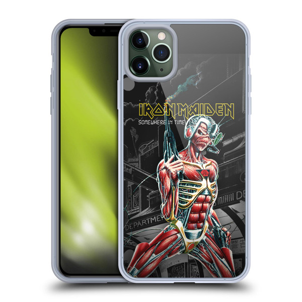 Iron Maiden Album Covers Somewhere Soft Gel Case for Apple iPhone 11 Pro Max & MagSafe