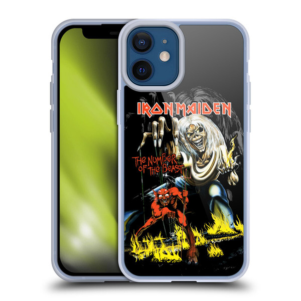Iron Maiden Album Covers NOTB Soft Gel Case for Apple iPhone 12 Mini