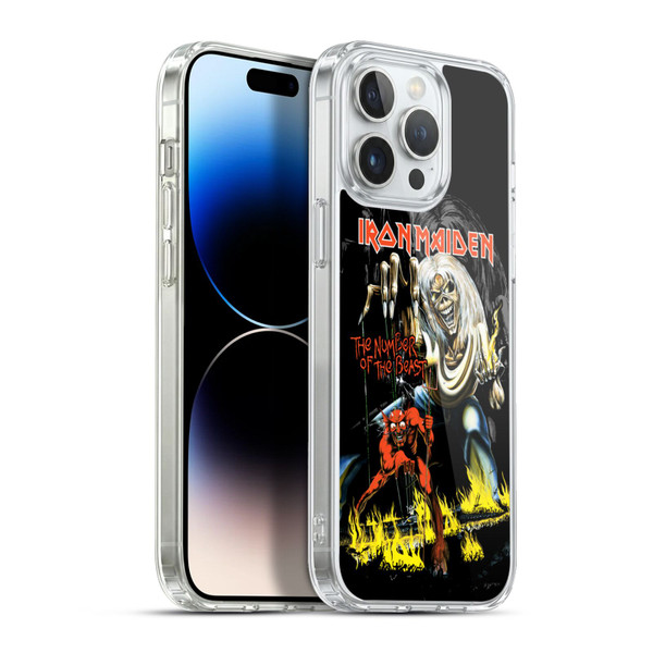 Iron Maiden Album Covers NOTB Soft Gel Case for Apple iPhone 13 Pro Max & MagSafe