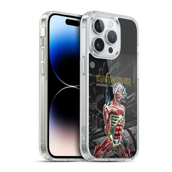 Iron Maiden Album Covers Somewhere Soft Gel Case for Apple iPhone 13 Pro & MagSafe