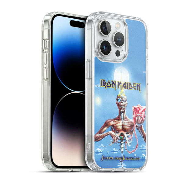 Iron Maiden Album Covers SSOSS Soft Gel Case for Apple iPhone 13 Pro & MagSafe