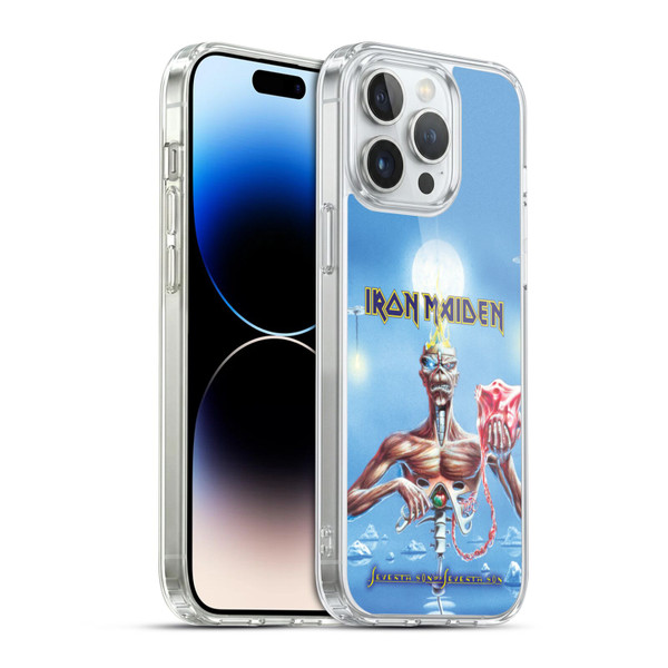 Iron Maiden Album Covers SSOSS Soft Gel Case for Apple iPhone 14 Pro Max & MagSafe