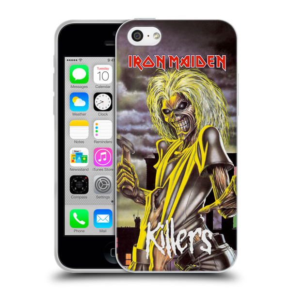 Iron Maiden Album Covers Killers Soft Gel Case for Apple iPhone 5c