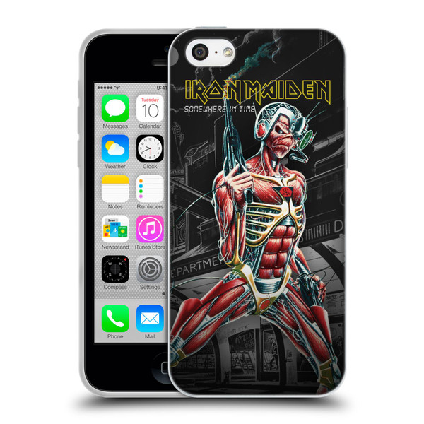 Iron Maiden Album Covers Somewhere Soft Gel Case for Apple iPhone 5c