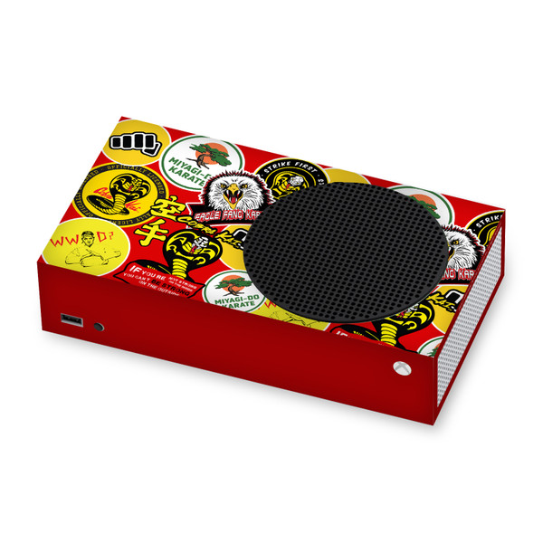 Cobra Kai Iconic Mixed Logos Vinyl Sticker Skin Decal Cover for Microsoft Xbox Series S Console