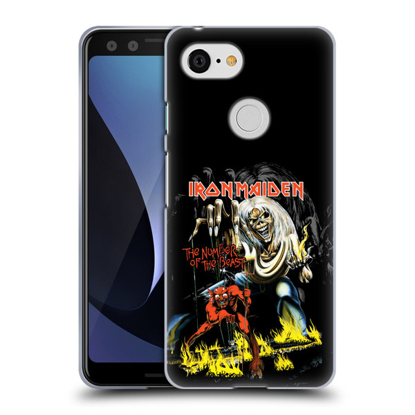 Iron Maiden Album Covers NOTB Soft Gel Case for Google Pixel 3