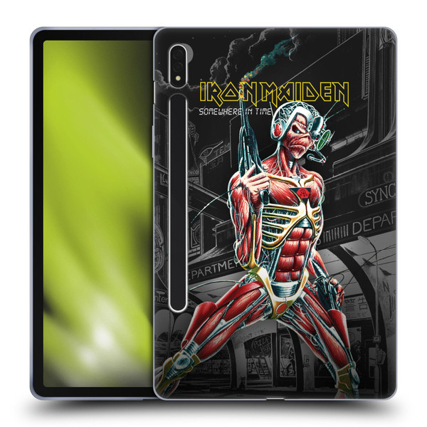 Iron Maiden Album Covers Somewhere Soft Gel Case for Samsung Galaxy Tab S8