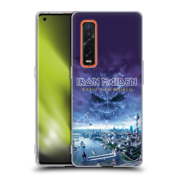 Iron Maiden Album Covers Brave New World Soft Gel Case for OPPO Find X2 Pro 5G