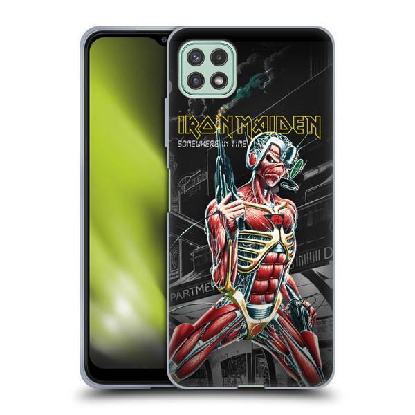 Iron Maiden Album Covers Somewhere Soft Gel Case for Samsung Galaxy A22 5G / F42 5G (2021)