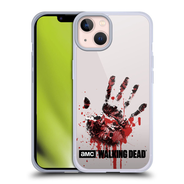 AMC The Walking Dead Silhouettes Hand Soft Gel Case for Apple iPhone 13