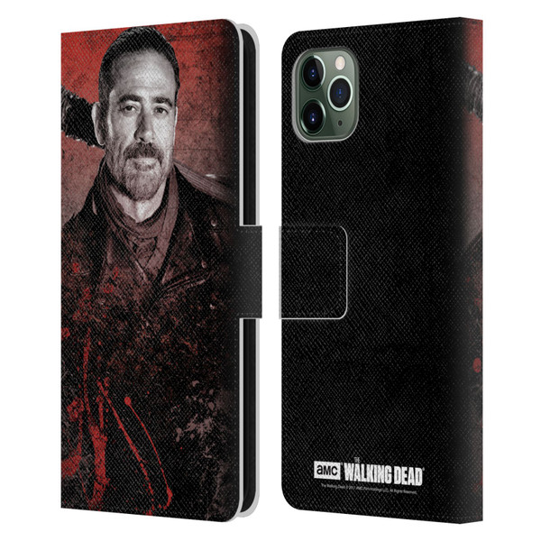 AMC The Walking Dead Negan Lucille 2 Leather Book Wallet Case Cover For Apple iPhone 11 Pro Max