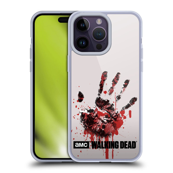 AMC The Walking Dead Silhouettes Hand Soft Gel Case for Apple iPhone 14 Pro Max