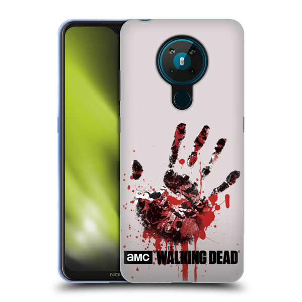 AMC The Walking Dead Silhouettes Hand Soft Gel Case for Nokia 5.3