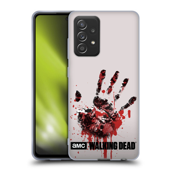 AMC The Walking Dead Silhouettes Hand Soft Gel Case for Samsung Galaxy A52 / A52s / 5G (2021)
