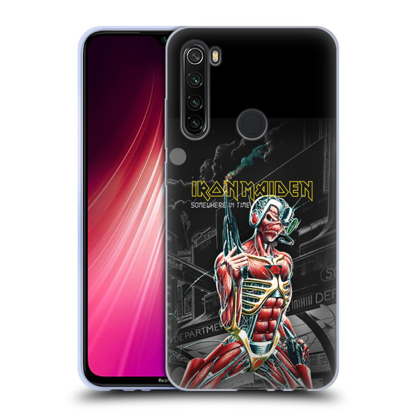 Iron Maiden Album Covers Somewhere Soft Gel Case for Xiaomi Redmi Note 8T