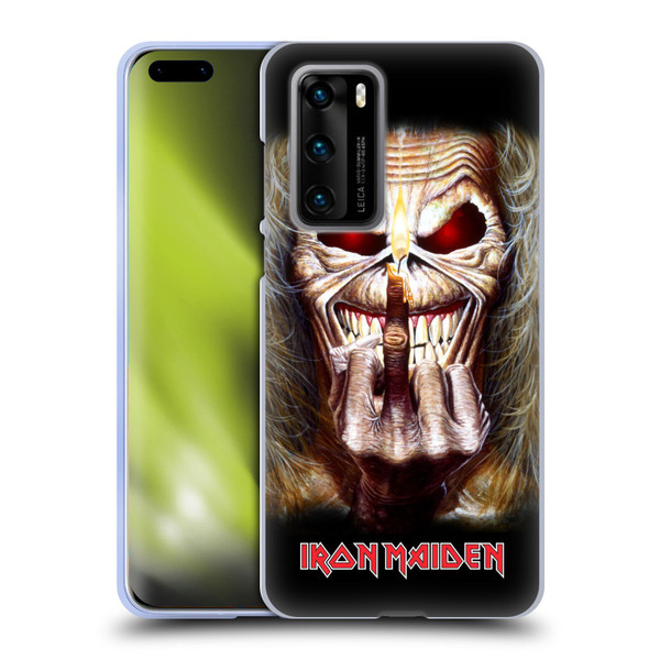 Iron Maiden Art Candle Finger Soft Gel Case for Huawei P40 5G