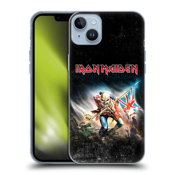 Iron Maiden Art Trooper 2016 Soft Gel Case for Apple iPhone 14 Plus