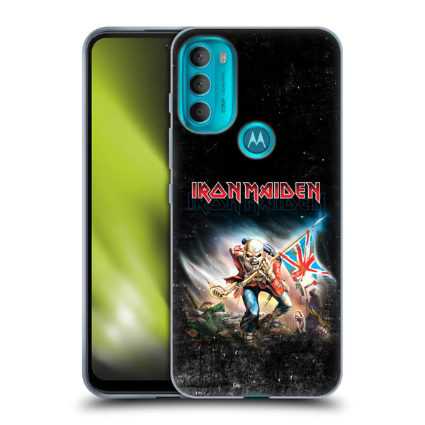 Iron Maiden Art Trooper 2016 Soft Gel Case for Motorola Moto G71 5G