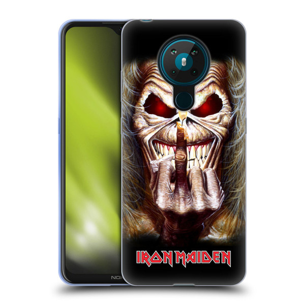 Iron Maiden Art Candle Finger Soft Gel Case for Nokia 5.3
